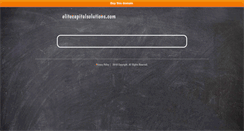 Desktop Screenshot of elitecapitalsolutions.com